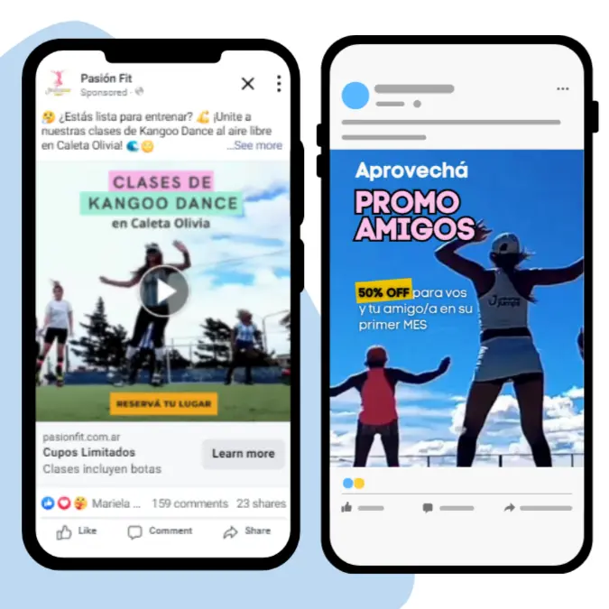 Caso de estudio - pasion fit Ads